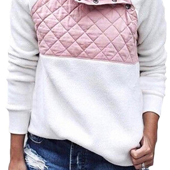 🆕 NWOT Incredibly SOFT Side Snap Fleece Pullover - Picture 2 of 5